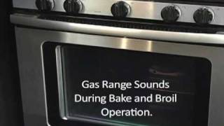 Gas Range  Sounds made during cooking [upl. by Yztim]