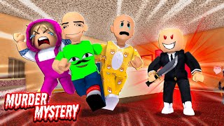 MURDER MYSTERY 2 ALL PARTS WITH BOBBY BOSS BABY PABLO AND MASH  Roblox  Funny Moments [upl. by Nede]