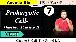 Prokaryotic Cell QuestionsII Cell The Unit of life HS biology Dr Rajib Borah Axomia Bio [upl. by Killam]