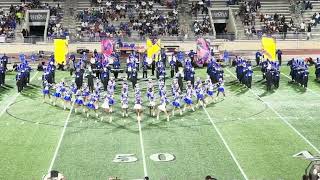 C E King High School Pantherettes  Field Pom September 22 2023 [upl. by Ynattyrb648]