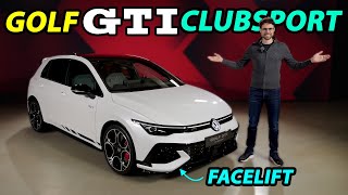 VW Golf GTI Clubsport facelift first REVIEW  almost a Golf R now [upl. by Stenger]