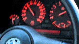 BMW e34 535i 0100kmh acceleration straight exhaust [upl. by Marybeth524]