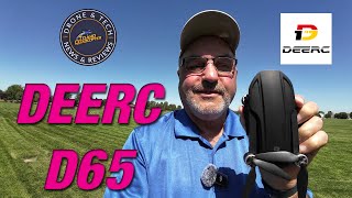 DEERC D65 GPS Camera Drone Flight Test and Review [upl. by Nebuer]