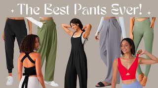 THE BEST HALARA PANTS EVER  Spring Halara Haul [upl. by Ornie]