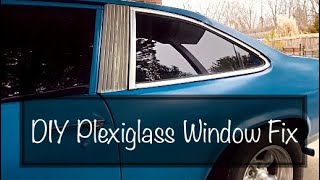 How to Fix a Car Window with Plexiglass [upl. by Dammahum]