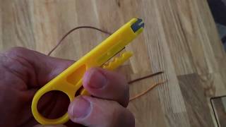 Network UTP Cable Stripping Tool [upl. by Labors]