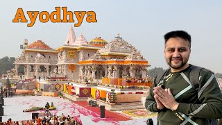 Ayodhya Vlog with Complete Information  Ayodhya Ram Mandir darshan  Travel with Ashish [upl. by Staw]