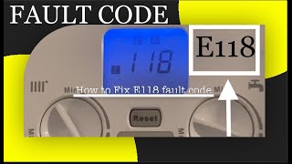 How to Repair or fix Error code E118 flashing fault on your Baxi Assure Boiler  low water pressure [upl. by Grimbal]