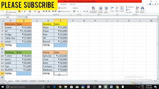 SUM in Multiple Cell at once Shortcut  Excel for Accountant [upl. by Palla508]