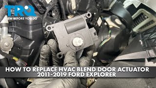 How to Replace HVAC Blend Door Actuator 20112019 Ford Explorer [upl. by Cleavland945]