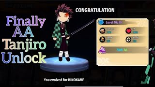 how I unlock AA ranked tanjiro Stick demon shadow fight  demonslayergaming [upl. by Auqinat]