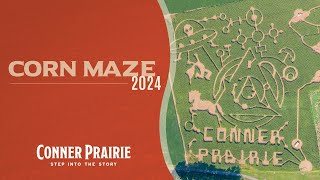 Conner Prairie  Corn Maze Reveal 2024 [upl. by Manvell502]