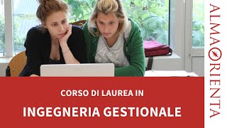 Laurea in Ingegneria gestionale [upl. by Weinrich]