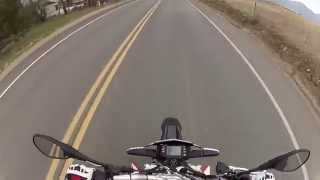 Riding the Aprilia SXV 450 Supermoto [upl. by Winzler554]