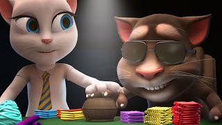 Talking Tom amp Friends  Poker Face Season 1 Episode 46 [upl. by Azilanna527]