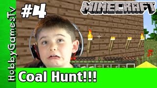 Minecraft HobbyPig 4 Coal Iron Hunt HobbyDad HobbyFrog by HobbyGamesTV [upl. by Ailliw351]