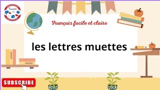 Les lettres muettes en français cp et ce1 [upl. by Needan]