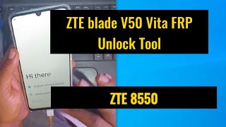 ZTE blade v50 Vita ZTE 8550 FRP Unlock Tool  All ZTE V10 V20 V30 All SPD [upl. by Yleik]