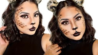 CatCheetah Halloween Makeup Tutorial [upl. by Rouvin]