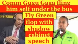 Comm Gugu Gaga fling him self under di Bus  Min Fly Green flop self with shadow cabinet speech [upl. by Srevart]