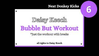 Daisy Keech QUARANTINE BUBBLE BUTT WORKOUT Only the Exercises  Timer  Short Breaks for BEGINNERS [upl. by Nylannej122]