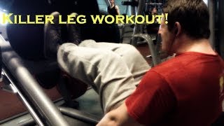 Killer leg workout Teen bodybuilder Alex Dean calves and Quads [upl. by Akeihsal624]