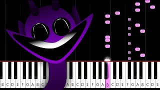 All Incredibox SPRUNKI PHASE 4 Sounds  Piano Tutorial [upl. by Whitman]