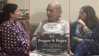 Who is a Dogra What is Dogra Heritage History Mehakma with Juhie 52  Padmashri Shiv Nirmohi Ji [upl. by Brag15]