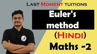 Eulers method  Solved Example  Engineering Maths 2 in Hindi [upl. by Nath937]