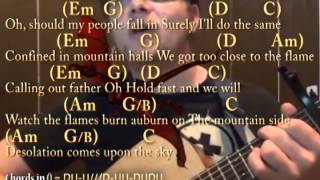 I See Fire Ed SheeranThe Hobbit Guitar Cover Lesson Lyrics and Chords  Sing and Play [upl. by Arnulfo]