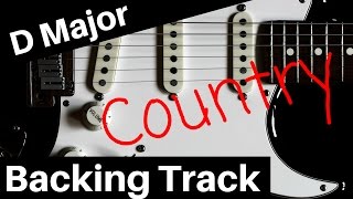 Mark Knopfler Style 1 in D  Guitar Backing Track [upl. by Yerag]