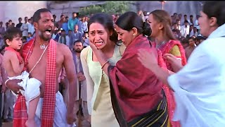 बेशरम औऱत हैं तू मर्द की लाश पड़ी और भाग निकली  Karishma Kapoor Nana Patekar  Shakti Movie Scene [upl. by Yenar6]