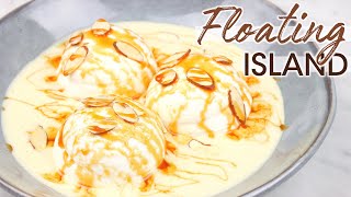 Île Flottante Recipe Floating Island with Crème Anglaise Caramel Sauce amp Meringue  How To Cuisine [upl. by Attenov]