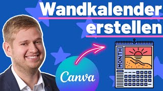 Wandkalender selber machen mit Canva  So einfach geht es [upl. by Earle]