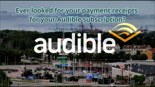 Where to find your Audible and Amazon Prime receipts [upl. by Pauli]