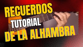 Tutorial Recuerdos de la Alhambra  F Tarrega [upl. by Koss]