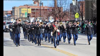 US Army Band at 2019 Cleveland St Patrick’s Day Parade [upl. by Olegna]