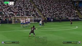 Lieke Martens postagestamp freekick FC24 [upl. by Naus]