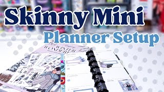 January 2025 Skinny Mini Happy Planner Setup How Ill Use My Planner [upl. by Favianus432]