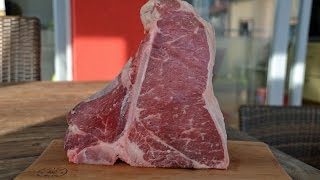 TBone Steak  How To Reverse Sear  By Customgrills [upl. by Aicileb758]