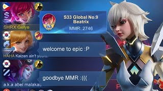 TOP GLOBAL BEATRIX NEW RECOMMENDED BUILD FOR THIS NEW SEASON ON SOLO RANK please try [upl. by Akinohs]