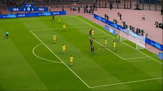 GENOA VS FROSINONE  PES 2021 GAMEPLAY [upl. by Oriel]