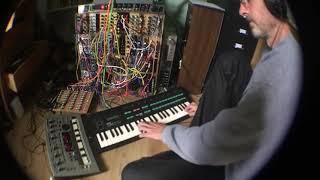 mc303 dx100 modular synth “Assault on Precinct 13”  “JulieMain theme” cover [upl. by Kuo547]