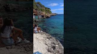 🏖 Explorando aguas turquesas de Mallorca Spain 🇪🇸 beach playamallorca travel short [upl. by Abran]