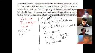 22 MOMENTO ANGULAR CONSERVACIÓN DEL MOMENTO ANGULAR Y APLICACIONES [upl. by Annoirb633]