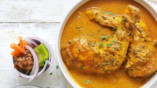 Recette  Cuisse de poulet au curry [upl. by Arakal]