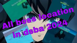 Location all boss in DSBA part 1Muichiro Videoknydemonslayerdsba [upl. by Nosdivad]