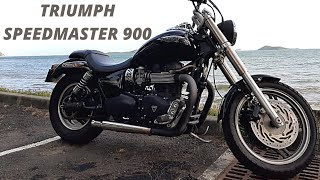 Triumph Speedmaster 900 EXHAUST SOUND [upl. by Orelia]