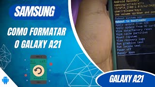 Como formatar o Galaxy A21  Passo a Passo [upl. by Noraa]