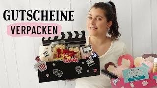 Gutschein verpacken – lustige und kreative Ideen für Geschenkgutscheine 💌 [upl. by Emeric315]